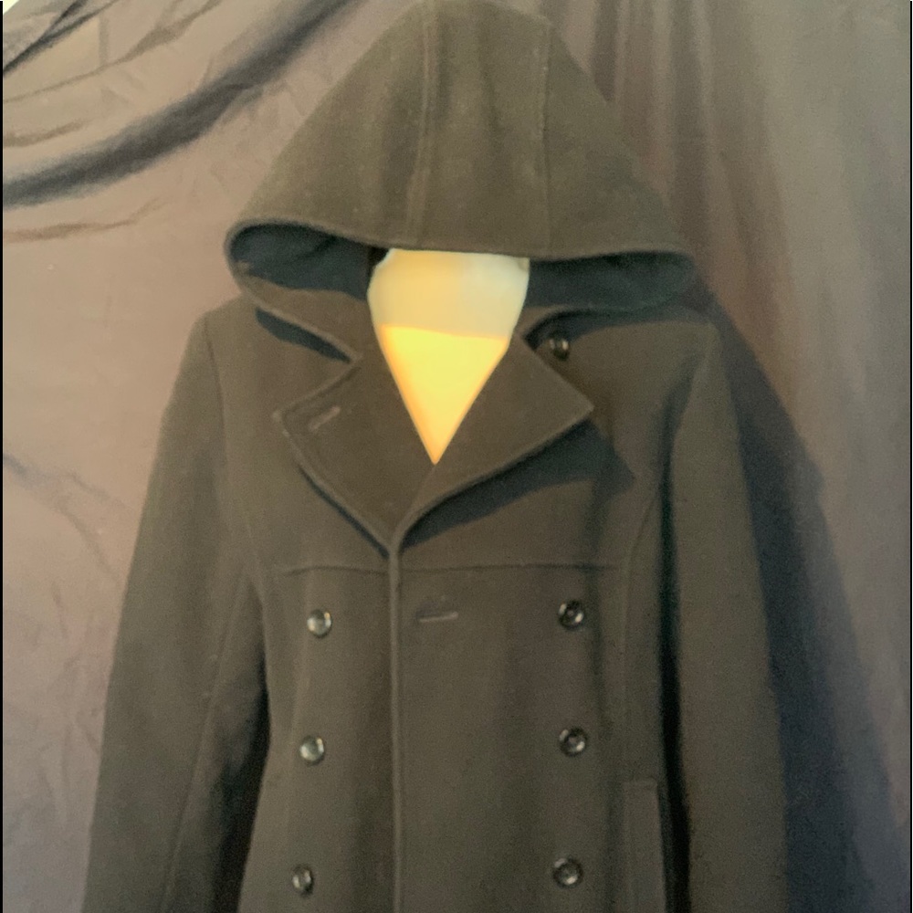 London Fog Towne hooded pea coat